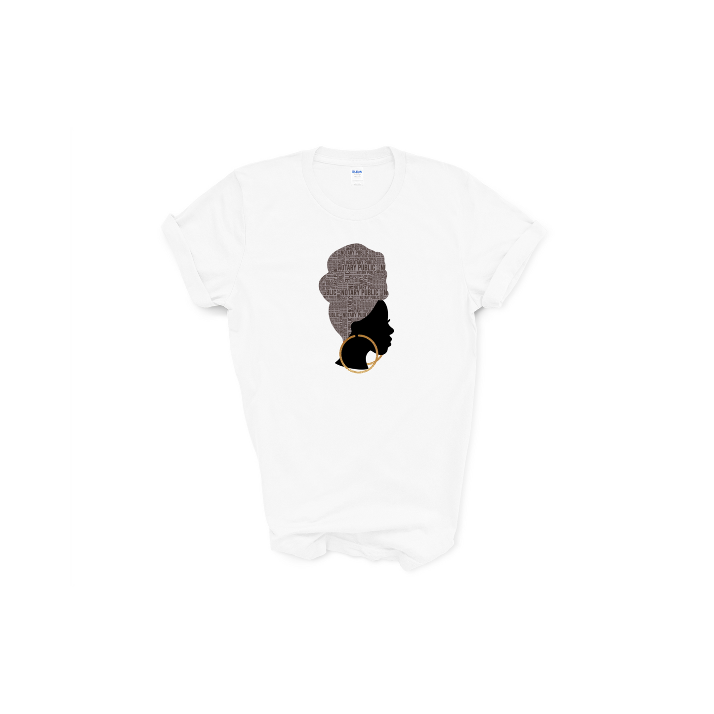 Notary Head White Tee